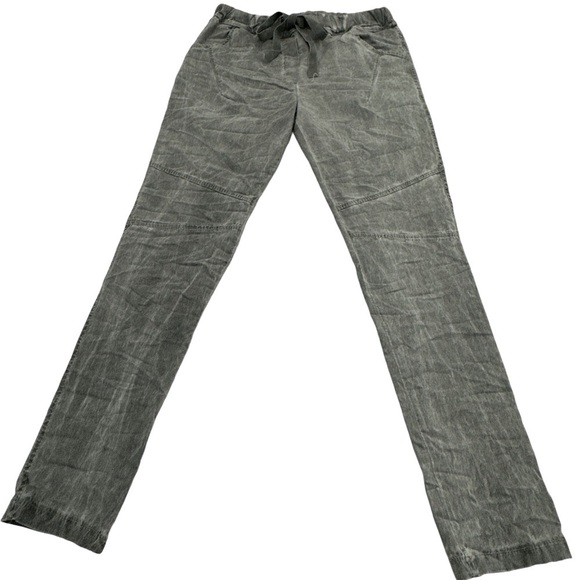 Anthro’s Tempo Paris Pant Pull on Stretch Elastic Waist with Pockets S - Picture 5 of 16